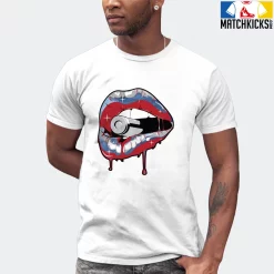 T-Shirt - Nike Dunk High Washed Denim Pack - Sneaker-Matching T-Shirt (Kiss Of Death) -Nike Dunk shop online mockupGenerator 1000