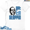 T-Shirt - Nike Dunk Low University Blue - Sneaker-Matching T-Shirt (GET TA STEPPIN With MARTIN) -Nike Dunk shop online mockupGenerator 10057