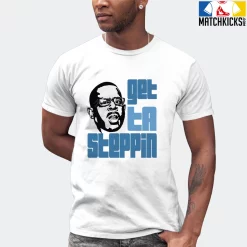 T-Shirt - Nike Dunk Low University Blue - Sneaker-Matching T-Shirt (GET TA STEPPIN With MARTIN) -Nike Dunk shop online mockupGenerator 10060