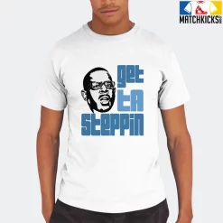 T-Shirt - Nike Dunk Low University Blue - Sneaker-Matching T-Shirt (GET TA STEPPIN With MARTIN) -Nike Dunk shop online mockupGenerator 10061