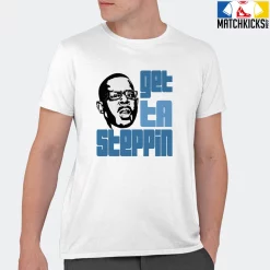 T-Shirt - Nike Dunk Low University Blue - Sneaker-Matching T-Shirt (GET TA STEPPIN With MARTIN) -Nike Dunk shop online mockupGenerator 10064