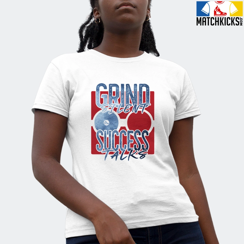 T-Shirt - Nike Dunk High Washed Denim Pack - Sneaker-Matching T-Shirt (Grind Silent Success Talks) 4 T-Shirt - Nike Dunk High Washed Denim Pack - Sneaker-Matching T-Shirt (Grind Silent Success Talks) - Image 2