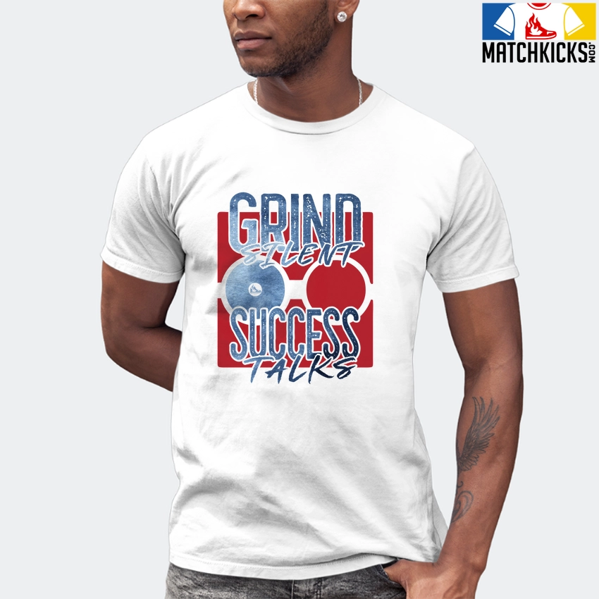 T-Shirt - Nike Dunk High Washed Denim Pack - Sneaker-Matching T-Shirt (Grind Silent Success Talks) 7 T-Shirt - Nike Dunk High Washed Denim Pack - Sneaker-Matching T-Shirt (Grind Silent Success Talks) - Image 5