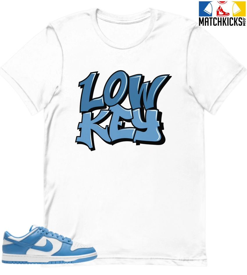T-Shirt - Nike Dunk Low University Blue - Sneaker-Matching T-Shirt (LOW KEY) 3 T-Shirt - Nike Dunk Low University Blue - Sneaker-Matching T-Shirt (LOW KEY)