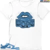 T-Shirt - Nike Dunk Low University Blue - Sneaker-Matching T-Shirt (Dope Lips) 2 T-Shirt - Nike Dunk Low University Blue - Sneaker-Matching T-Shirt (Dope Lips) -Nike Dunk shop online mockupGenerator 10138