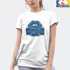 T-Shirt - Nike Dunk Low University Blue - Sneaker-Matching T-Shirt (Dope Lips) -Nike Dunk shop online mockupGenerator 10144