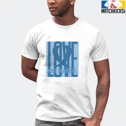T-Shirt - Nike Dunk Low University Blue - Sneaker-Matching T-Shirt (LOVE Just Make It) -Nike Dunk shop online mockupGenerator 10159