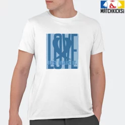 T-Shirt - Nike Dunk Low University Blue - Sneaker-Matching T-Shirt (LOVE Just Make It) -Nike Dunk shop online mockupGenerator 10163