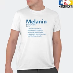 T-Shirt - Nike Dunk Low University Blue - Sneaker-Matching T-Shirt (Melanin Noun) -Nike Dunk shop online mockupGenerator 10208