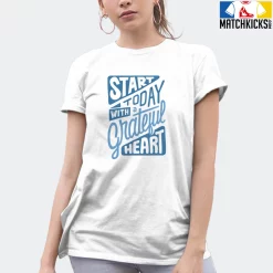 T-Shirt - Nike Dunk Low University Blue - Sneaker-Matching T-Shirt (Stay Grateful) -Nike Dunk shop online mockupGenerator 10243