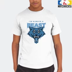 T-Shirt - Nike Dunk Low University Blue - Sneaker-Matching T-Shirt (Im Always A BEAST) -Nike Dunk shop online mockupGenerator 10250