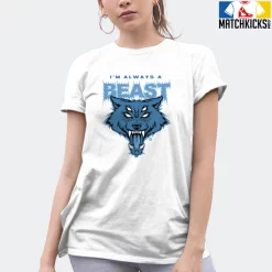 T-Shirt - Nike Dunk Low University Blue - Sneaker-Matching T-Shirt (Im Always A BEAST) -Nike Dunk shop online mockupGenerator 10252