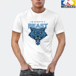 T-Shirt - Nike Dunk Low University Blue - Sneaker-Matching T-Shirt (Im Always A BEAST) -Nike Dunk shop online mockupGenerator 10254