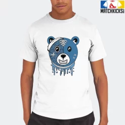 T-Shirt - Nike Dunk Low University Blue - Sneaker-Matching T-Shirt (Bear Face) -Nike Dunk shop online mockupGenerator 10259