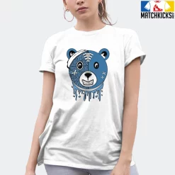 T-Shirt - Nike Dunk Low University Blue - Sneaker-Matching T-Shirt (Bear Face) -Nike Dunk shop online mockupGenerator 10261