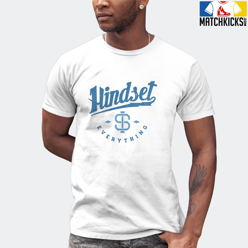 T-Shirt - Nike Dunk Low University Blue - Sneaker-Matching T-Shirt (Mindset Is Everything) 7 T-Shirt - Nike Dunk Low University Blue - Sneaker-Matching T-Shirt (Mindset Is Everything) - Image 5