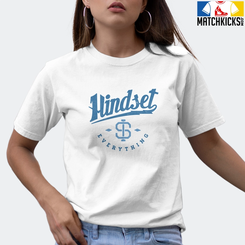 T-Shirt - Nike Dunk Low University Blue - Sneaker-Matching T-Shirt (Mindset Is Everything) 9 T-Shirt - Nike Dunk Low University Blue - Sneaker-Matching T-Shirt (Mindset Is Everything) - Image 7
