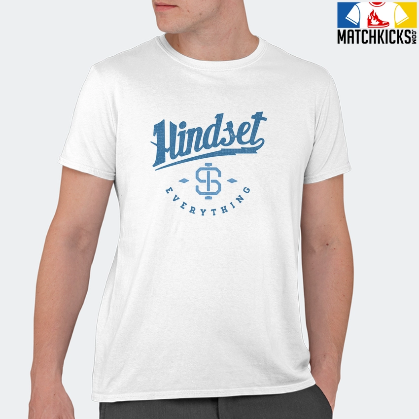 T-Shirt - Nike Dunk Low University Blue - Sneaker-Matching T-Shirt (Mindset Is Everything) 11 T-Shirt - Nike Dunk Low University Blue - Sneaker-Matching T-Shirt (Mindset Is Everything) - Image 9