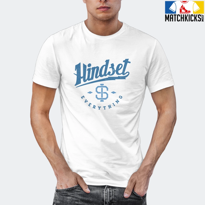 T-Shirt - Nike Dunk Low University Blue - Sneaker-Matching T-Shirt (Mindset Is Everything) 12 T-Shirt - Nike Dunk Low University Blue - Sneaker-Matching T-Shirt (Mindset Is Everything) - Image 10