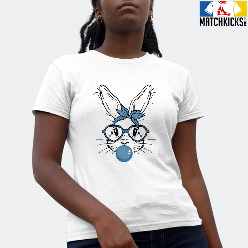 T-Shirt - Nike Dunk Low University Blue - Sneaker-Matching T-Shirt (Bunny Blowin Bubble) 4 T-Shirt - Nike Dunk Low University Blue - Sneaker-Matching T-Shirt (Bunny Blowin Bubble) - Image 2