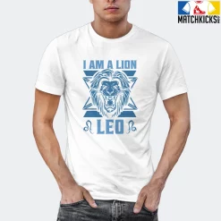T-Shirt - Nike Dunk Low University Blue - Sneaker-Matching T-Shirt (Leo I Am A Lion) -Nike Dunk shop online mockupGenerator 10308