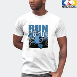 T-Shirt - Nike Dunk Low University Blue - Sneaker-Matching T-Shirt (RUN WITH IT) -Nike Dunk shop online mockupGenerator 10312