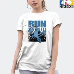 T-Shirt - Nike Dunk Low University Blue - Sneaker-Matching T-Shirt (RUN WITH IT) -Nike Dunk shop online mockupGenerator 10315