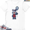 T-Shirt - Nike Dunk High Washed Denim Pack - Sneaker-Matching T-Shirt (Grinning Bear) -Nike Dunk shop online mockupGenerator 1033