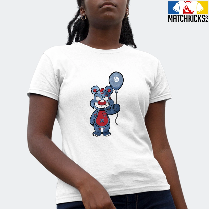 T-Shirt - Nike Dunk High Washed Denim Pack - Sneaker-Matching T-Shirt (Grinning Bear) 4 T-Shirt - Nike Dunk High Washed Denim Pack - Sneaker-Matching T-Shirt (Grinning Bear) - Image 2