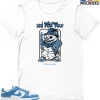 T-Shirt - Nike Dunk Low University Blue - Sneaker-Matching T-Shirt (Snowman Ice For You) -Nike Dunk shop online mockupGenerator 10363