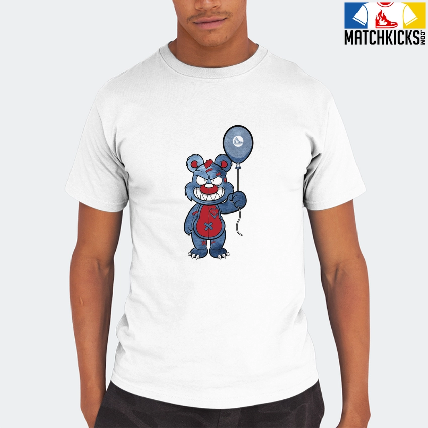 T-Shirt - Nike Dunk High Washed Denim Pack - Sneaker-Matching T-Shirt (Grinning Bear) 8 T-Shirt - Nike Dunk High Washed Denim Pack - Sneaker-Matching T-Shirt (Grinning Bear) - Image 6