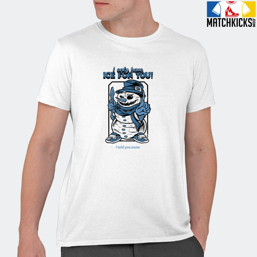 T-Shirt - Nike Dunk Low University Blue - Sneaker-Matching T-Shirt (Snowman Ice For You) 11 T-Shirt - Nike Dunk Low University Blue - Sneaker-Matching T-Shirt (Snowman Ice For You) - Image 9