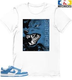 T-Shirt - Nike Dunk Low University Blue - Sneaker-Matching T-Shirt (WARNING)