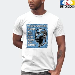 T-Shirt - Nike Dunk Low University Blue - Sneaker-Matching T-Shirt (DMX Suffer Quote) -Nike Dunk shop online mockupGenerator 10384
