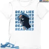T-Shirt - Nike Dunk Low University Blue - Sneaker-Matching T-Shirt (Real Lies) -Nike Dunk shop online mockupGenerator 10390