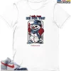 T-Shirt - Nike Dunk High Washed Denim Pack - Sneaker-Matching T-Shirt (Snowman Ice For You) -Nike Dunk shop online mockupGenerator 1042