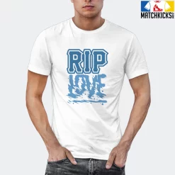 T-Shirt - Nike Dunk Low University Blue - Sneaker-Matching T-Shirt (RIP Love) -Nike Dunk shop online mockupGenerator 10461