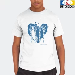 T-Shirt - Nike Dunk Low University Blue - Sneaker-Matching T-Shirt (LOVE Listen Observe Validate Empathize) -Nike Dunk shop online mockupGenerator 10502