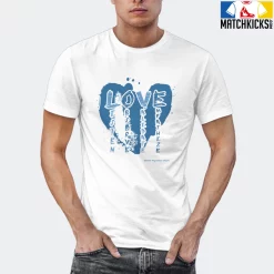 T-Shirt - Nike Dunk Low University Blue - Sneaker-Matching T-Shirt (LOVE Listen Observe Validate Empathize) -Nike Dunk shop online mockupGenerator 10506