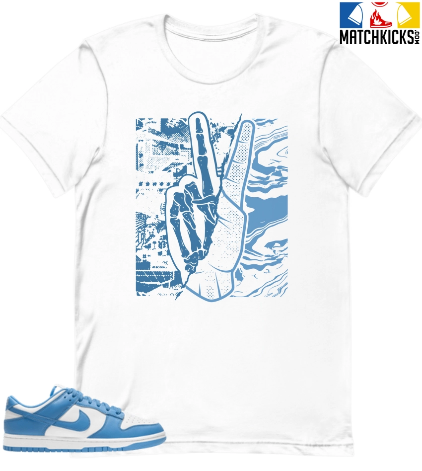 T-Shirt - Nike Dunk Low University Blue - Sneaker-Matching T-Shirt (Inner Peace) 3 T-Shirt - Nike Dunk Low University Blue - Sneaker-Matching T-Shirt (Inner Peace)