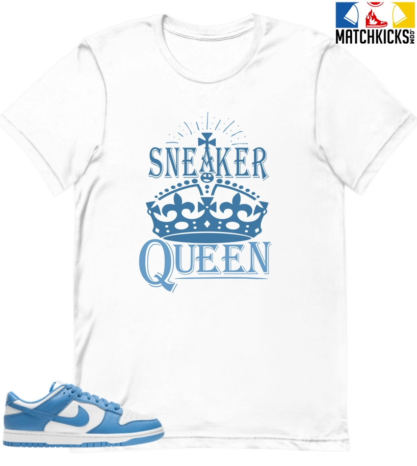 T-Shirt - Nike Dunk Low University Blue - Sneaker-Matching T-Shirt (SNEAKER QUEEN) 3 T-Shirt - Nike Dunk Low University Blue - Sneaker-Matching T-Shirt (SNEAKER QUEEN)