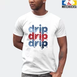 T-Shirt - Nike Dunk High Washed Denim Pack - Sneaker-Matching T-Shirt (DRIP DRIP DRIP) -Nike Dunk shop online mockupGenerator 1054