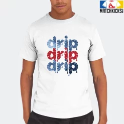 T-Shirt - Nike Dunk High Washed Denim Pack - Sneaker-Matching T-Shirt (DRIP DRIP DRIP) -Nike Dunk shop online mockupGenerator 1055