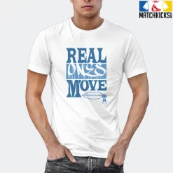 T-Shirt - Nike Dunk Low University Blue - Sneaker-Matching T-Shirt (REAL ONES MOVE) -Nike Dunk shop online mockupGenerator 10560