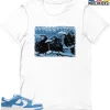 T-Shirt - Nike Dunk Low University Blue - Sneaker-Matching T-Shirt (Baby Crows) 2 T-Shirt - Nike Dunk Low University Blue - Sneaker-Matching T-Shirt (Baby Crows) -Nike Dunk shop online mockupGenerator 10561