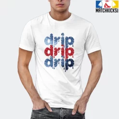 T-Shirt - Nike Dunk High Washed Denim Pack - Sneaker-Matching T-Shirt (DRIP DRIP DRIP) -Nike Dunk shop online mockupGenerator 1059