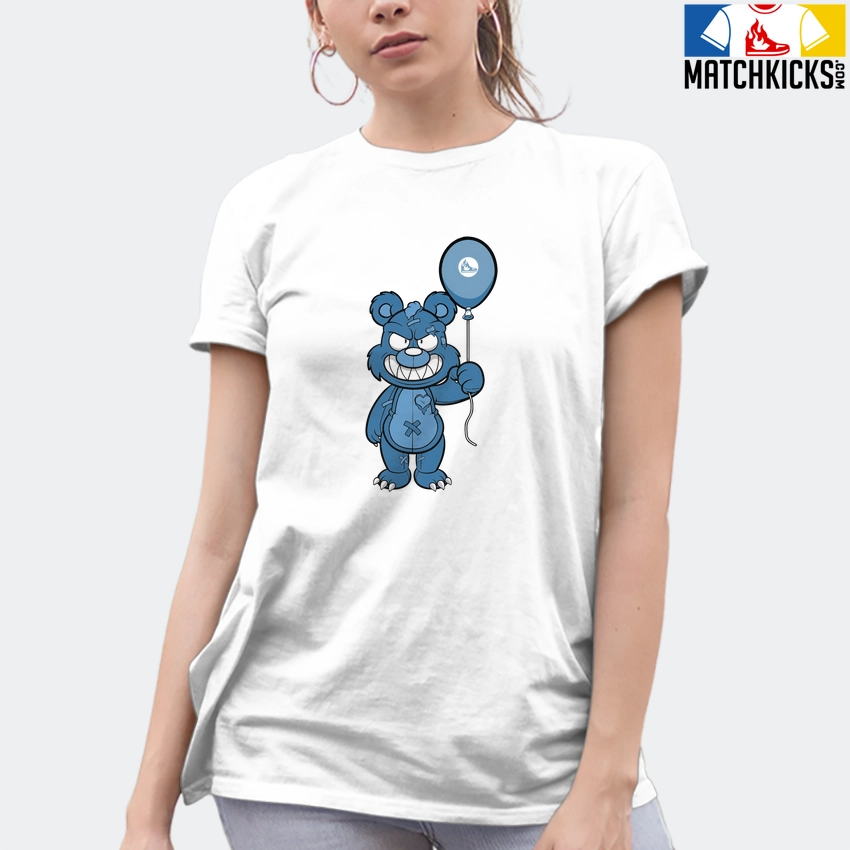 T-Shirt - Nike Dunk Low University Blue - Sneaker-Matching T-Shirt (Grinning Bear) 10 T-Shirt - Nike Dunk Low University Blue - Sneaker-Matching T-Shirt (Grinning Bear) - Image 8