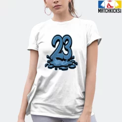 T-Shirt - Nike Dunk Low University Blue - Sneaker-Matching T-Shirt (23 Splashing) -Nike Dunk shop online mockupGenerator 10630