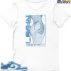 T-Shirt - Nike Dunk Low University Blue - Sneaker-Matching T-Shirt (LOGIN) -Nike Dunk shop online mockupGenerator 10633