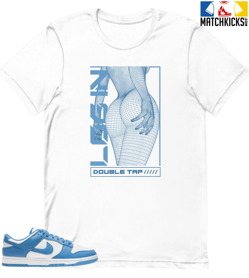 T-Shirt - Nike Dunk Low University Blue - Sneaker-Matching T-Shirt (LOGIN) 3 T-Shirt - Nike Dunk Low University Blue - Sneaker-Matching T-Shirt (LOGIN)